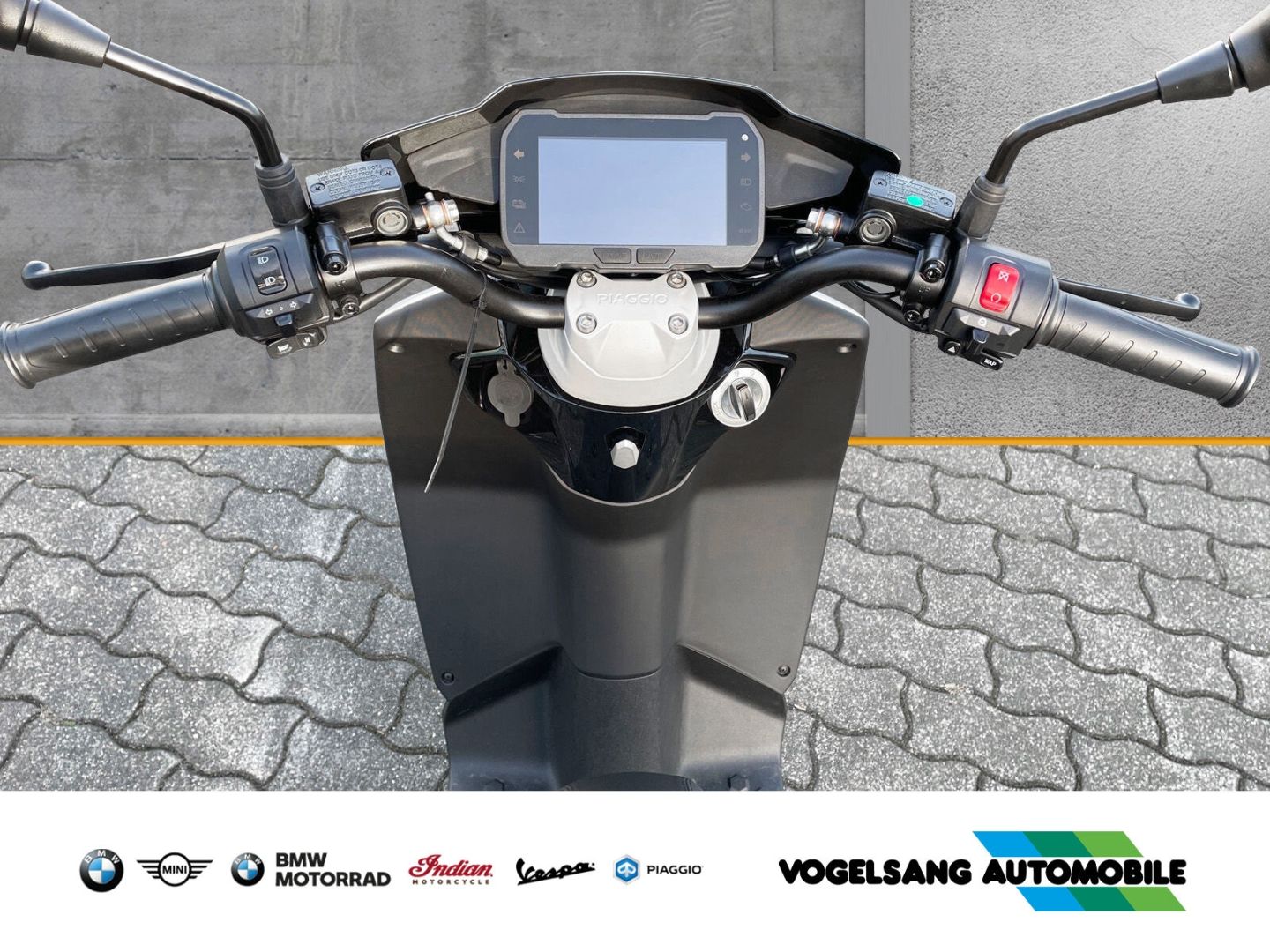 Fahrzeugabbildung Piaggio 1 Modell 2022, LCD-Display, Keyless Ride, Voll-L