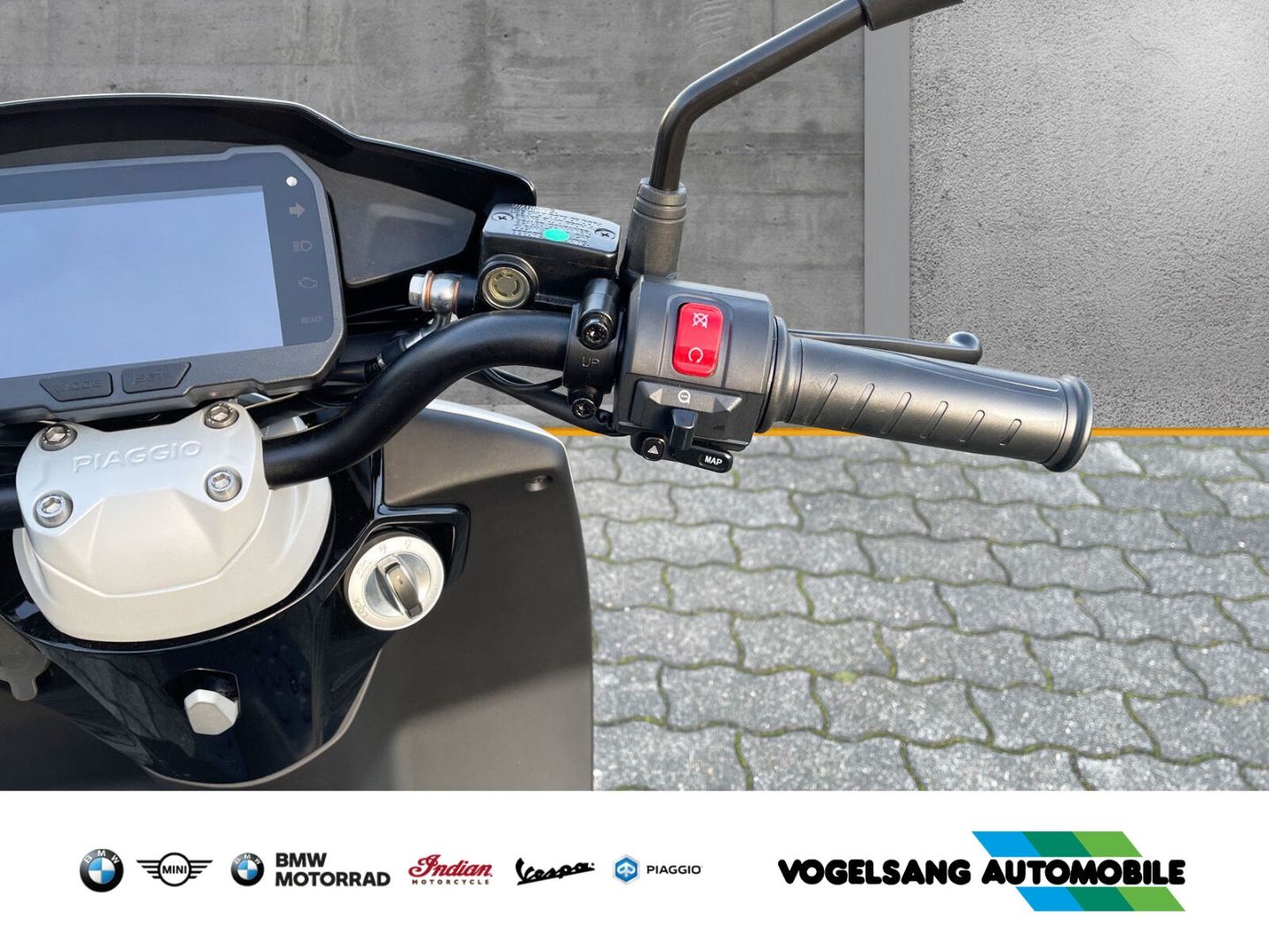Fahrzeugabbildung Piaggio 1 LCD Display, Modell 2022, Voll Elektrisch, Vol