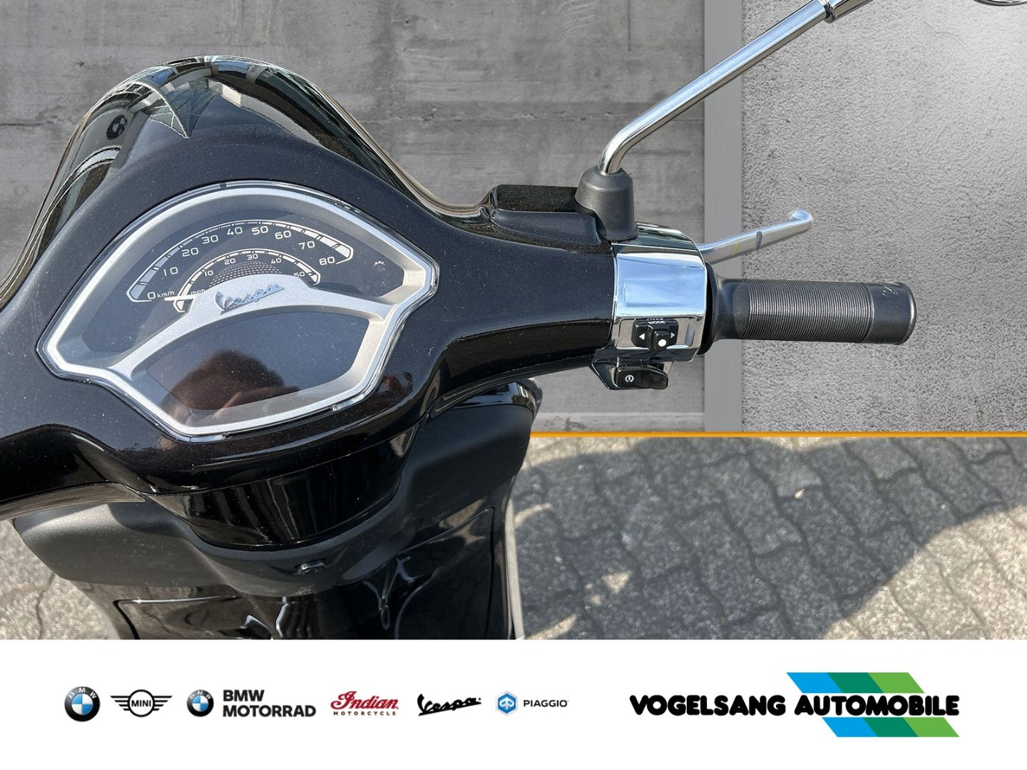 Fahrzeugabbildung Vespa Primavera 50 I-Get, Voll LED, LCD Display, Facel