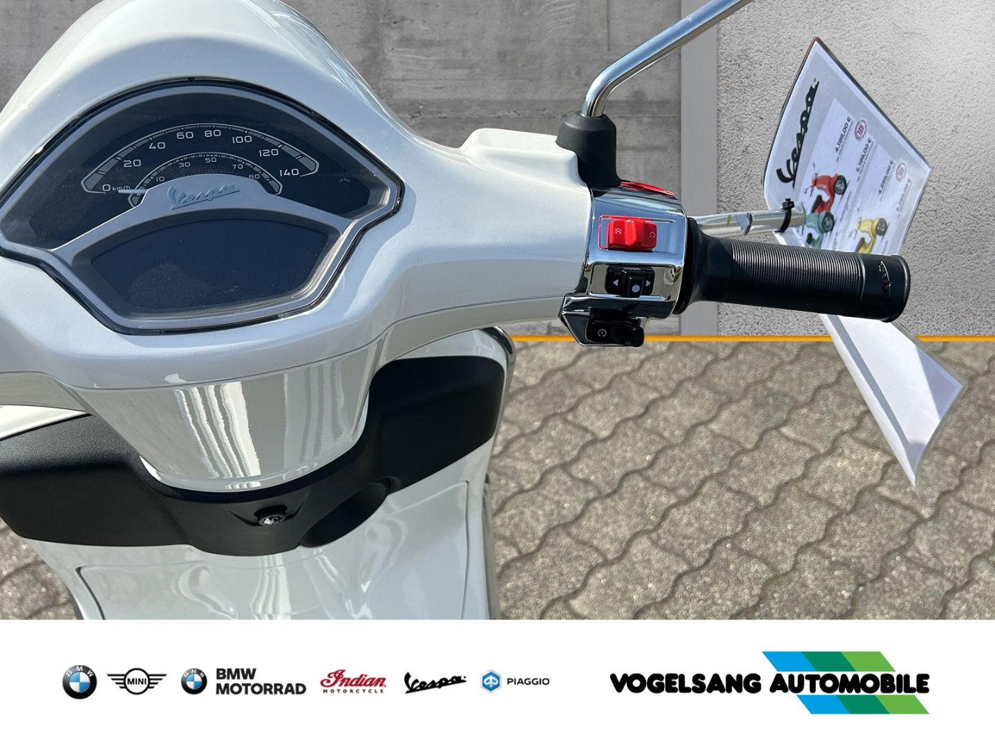 Fahrzeugabbildung Vespa Primavera 125 I-Get, Voll LED, LCD Display, Face