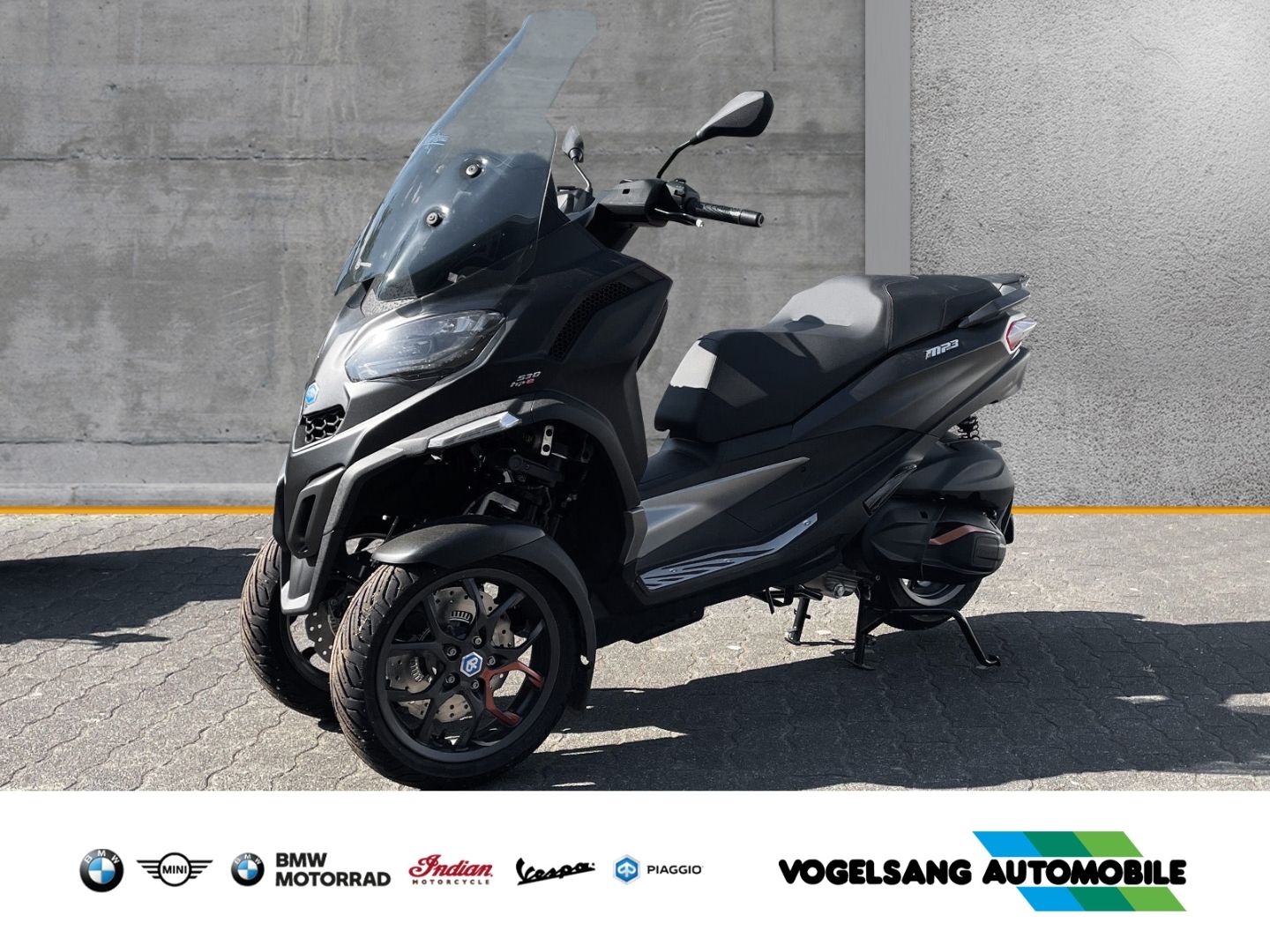 Piaggio MP3 530 Exclusive, Rückfahrhilfe, Toter Winkel A