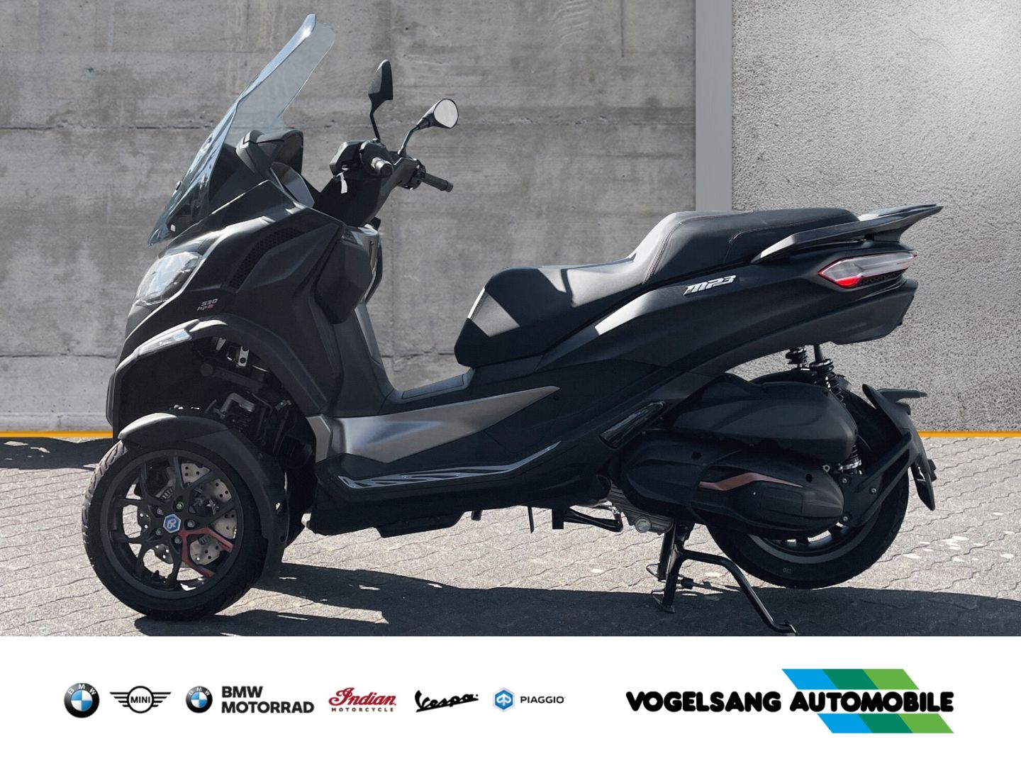 Fahrzeugabbildung Piaggio MP3 530 Exclusive, Rückfahrhilfe, Toter Winkel A