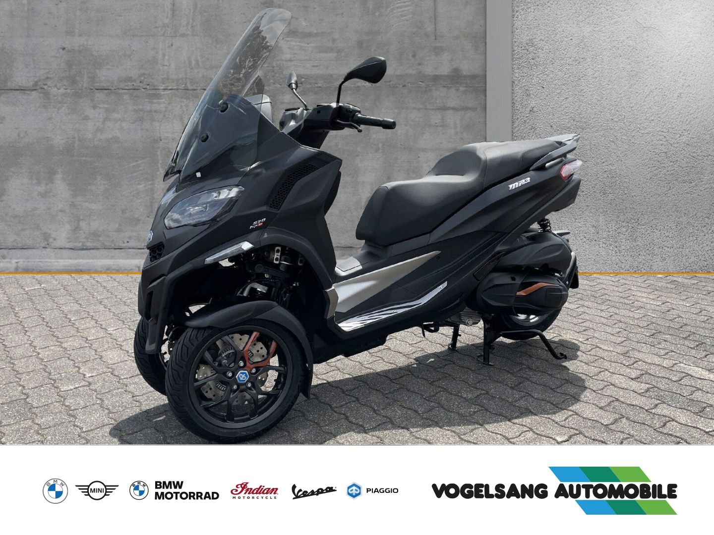 Piaggio MP3 530 Exclusive, Rückfahrhilfe / Kamera, Tempo